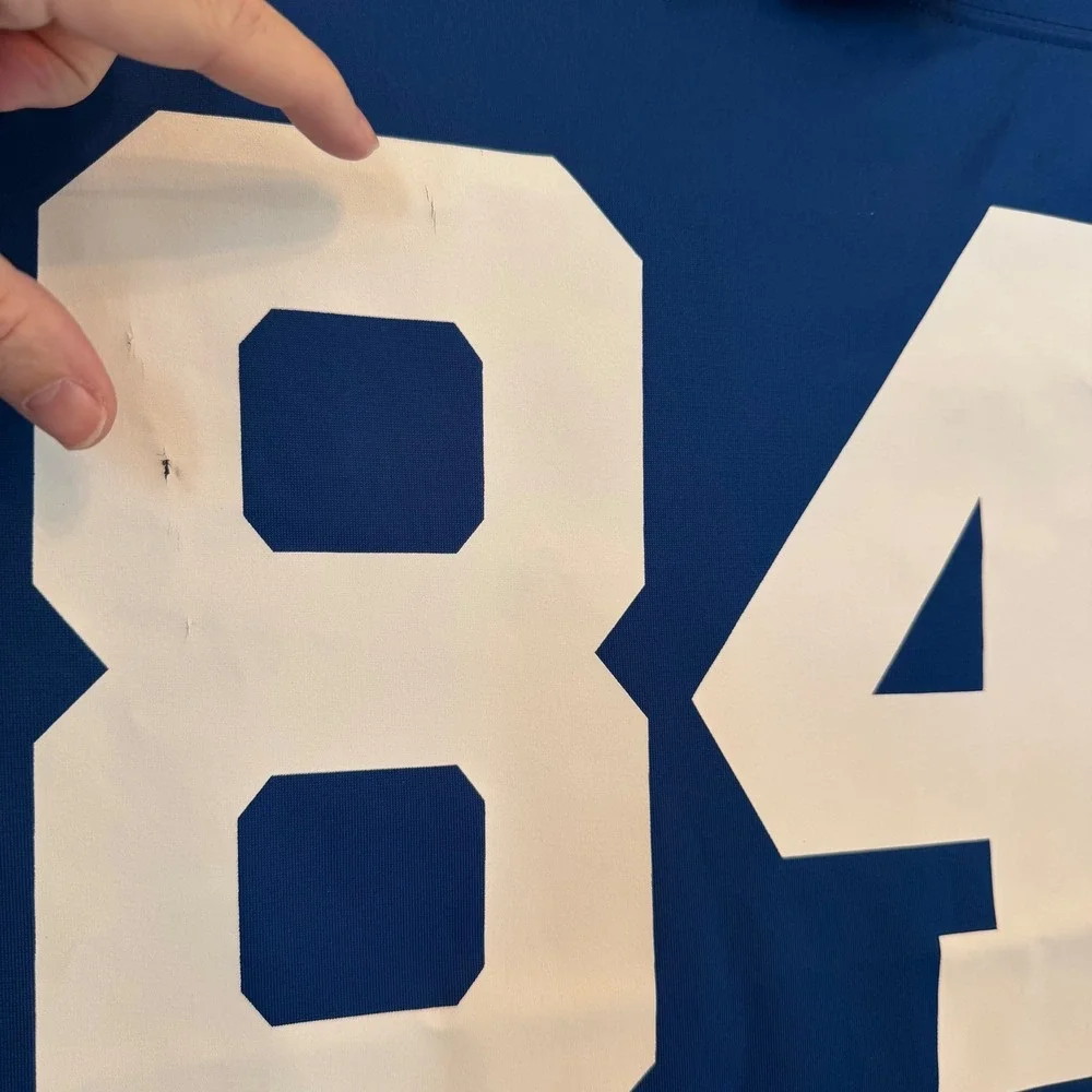 Nike NFL Indianapolis Colts Tyler Warren‎ 84 Jersey Mens XXL Blue White NEW READ